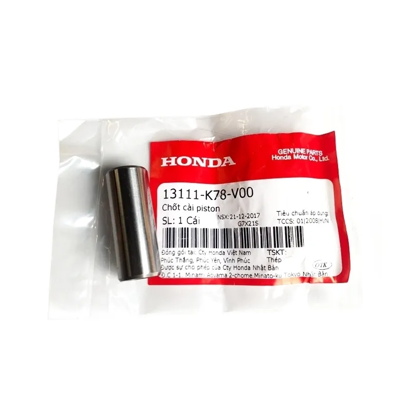 13111K78V00 – Chốt Cài Piston Sh 125 Và Sh 150 ( 11 / 2016 – 11 / 2019 ) , Pcx ( 01 / 2018+ ) , Pcx 125 / Pcx 150 ( Ww125J Ww150J ) ( 2017 – 2020 )