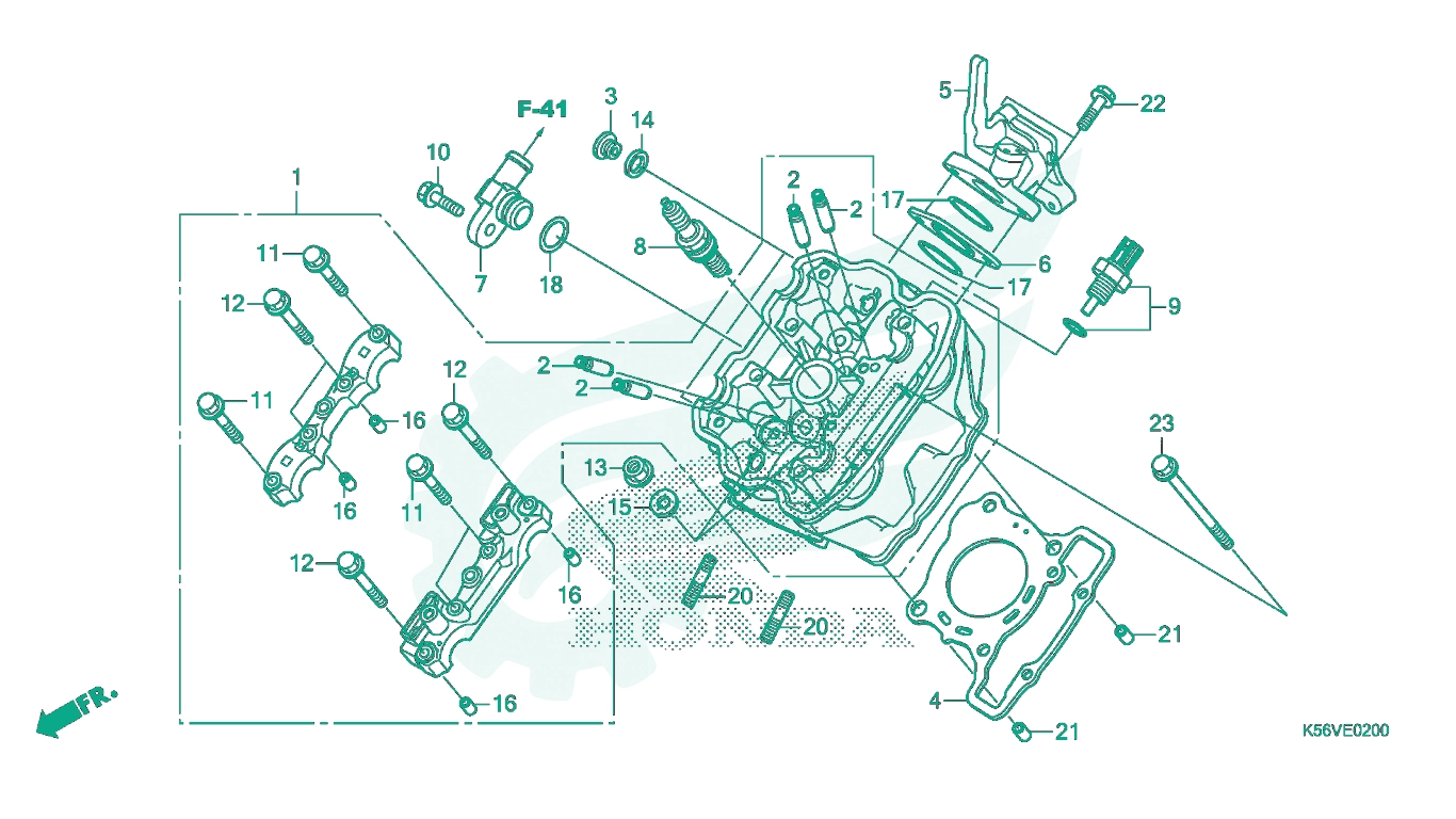 BỘ PHỤ TÙNG E - 2 CATALOGUE ĐẦU QUY LÁT – ĐẦU BÒ HONDA WINNER 150