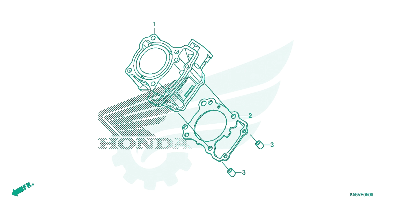 BỘ PHỤ TÙNG E - 5 CATALOGUE XY LANH - LÒNG HONDA WINNER 150