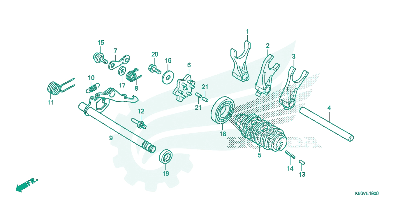 BỘ PHỤ TÙNG E - 19 CATALOGUE HEO SỐ HONDA WINNER 150