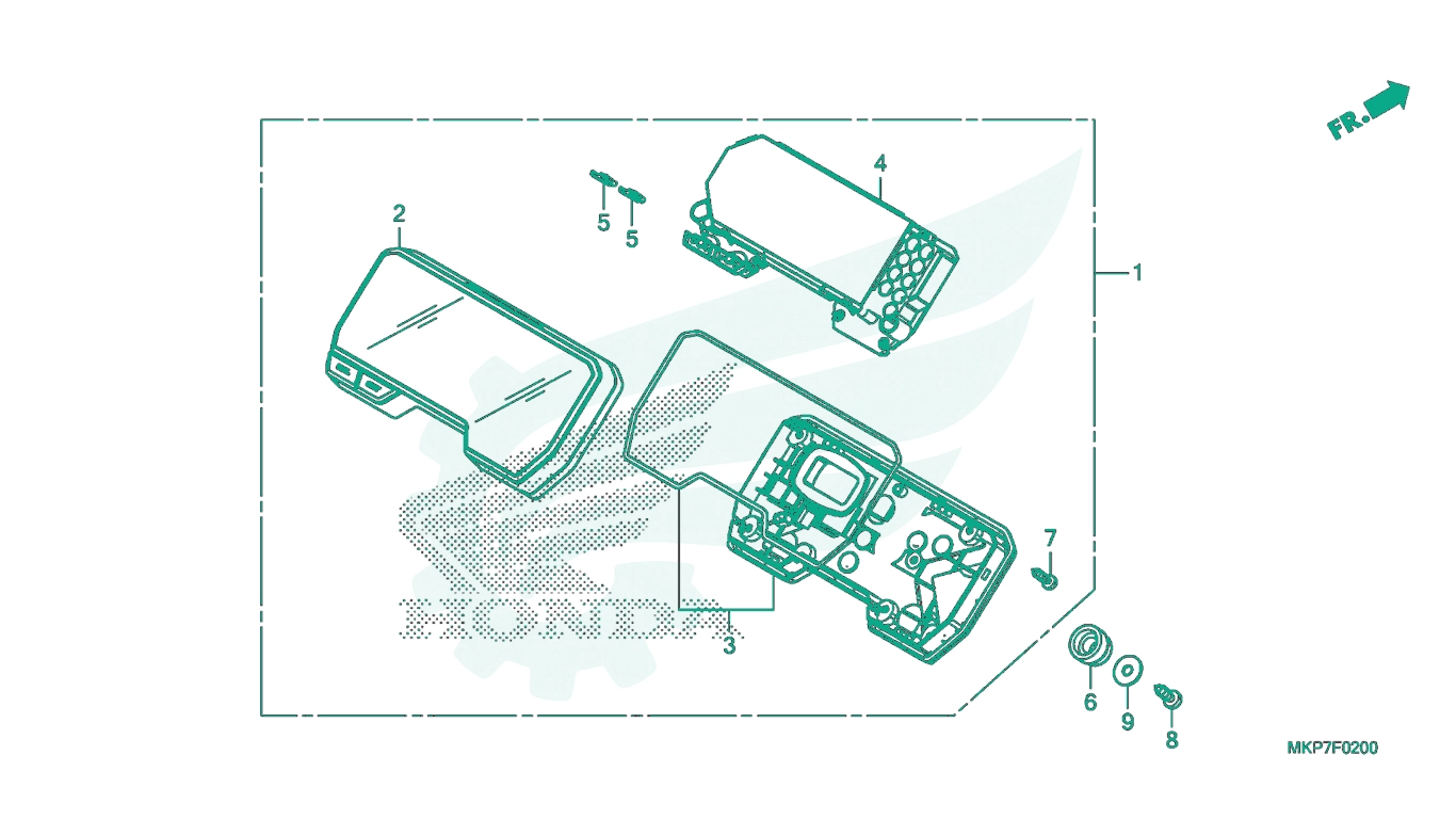 BỘ PHỤ TÙNG F - 2 CATALOGUE ĐỒNG HỒ CONTERMET HONDA CB500X