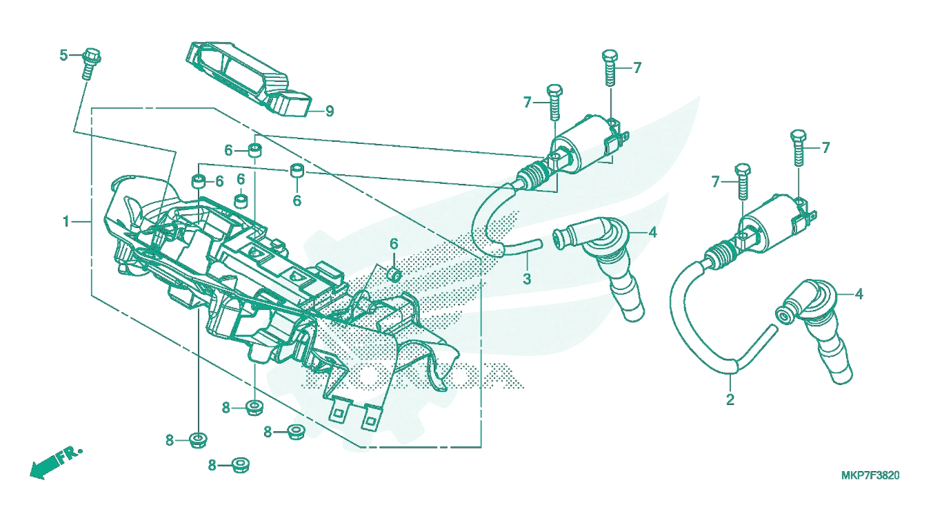 BỘ PHỤ TÙNG F - 38 - 20 CATALOGUE CUỘN ĐÁNH LỬA HONDA CB500X