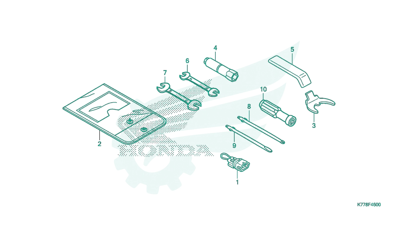BỘ PHỤ TÙNG F - 46 CATALOGUE DỤNG CỤ HONDA SH 125 - SH 150