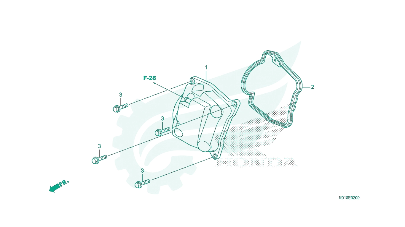 BỘ PHỤ TÙNG E - 2 CATALOGUE ỐP ĐẦU QUY LÁT HONDA SH 125 - SH 150