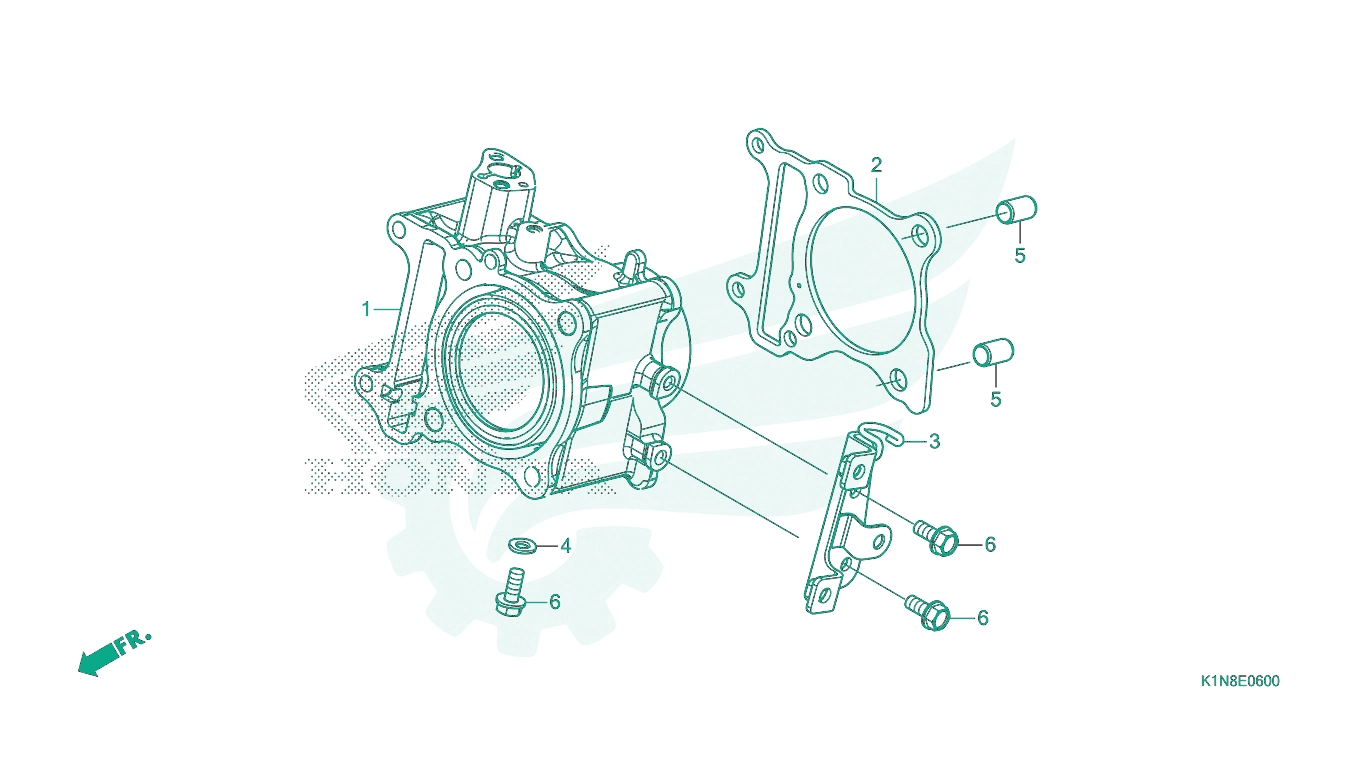 BỘ PHỤ TÙNG E - 6 CATALOGUE XY LANH HONDA SH MODE