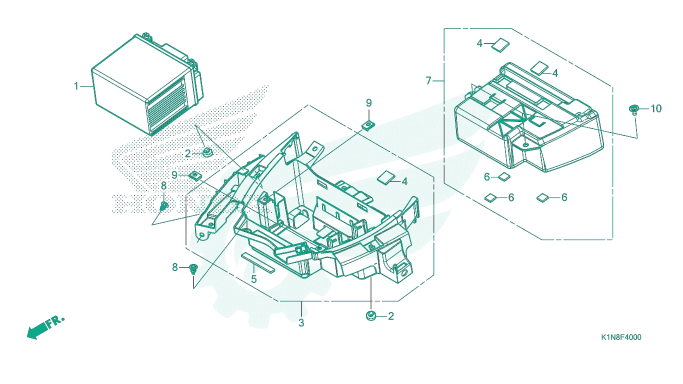 BỘ PHỤ TÙNG F - 40 CATALOGUE ẮC QUY HONDA SH MODE
