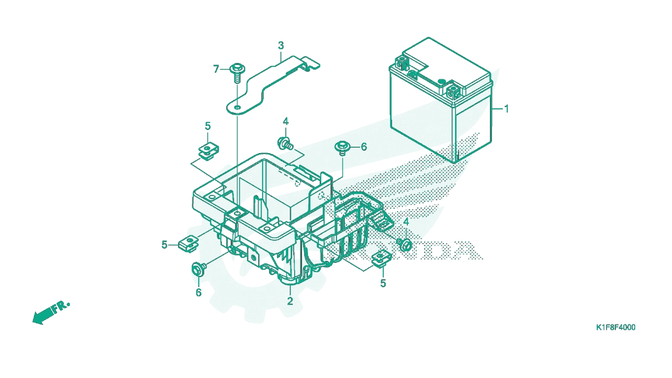 BỘ PHỤ TÙNG F - 40 CATALOGUE ẮC QUY HONDA AIR BLADE 125 - 150