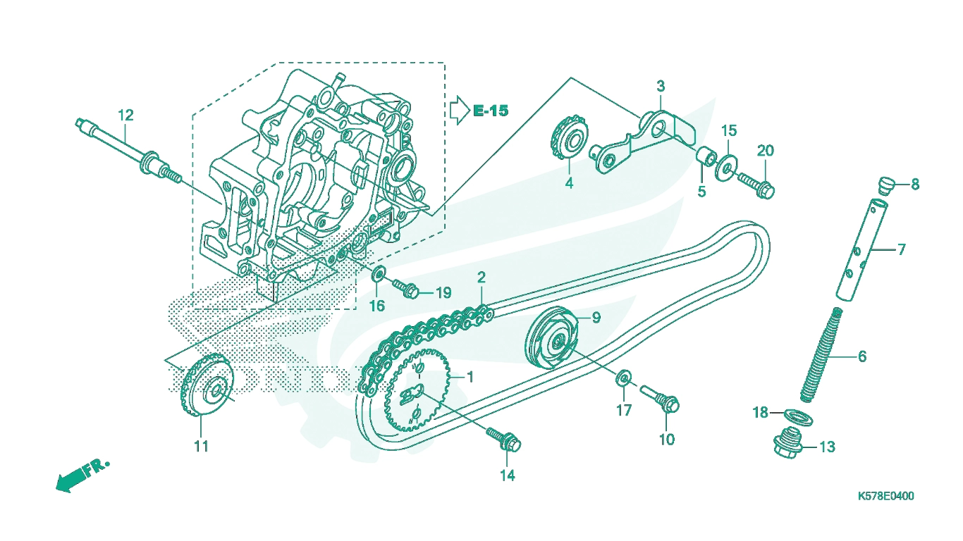 BỘ PHỤ TÙNG E4 CATALOGUE BỘ TĂNG CAM CAM HONDA BLADE 110
