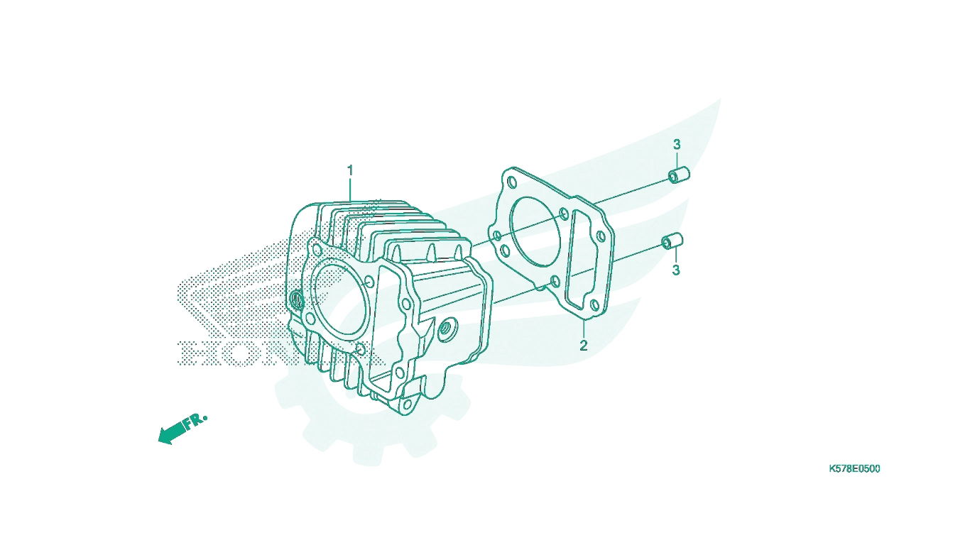 BỘ PHỤ TÙNG E5 CATALOGUE XY LANH HONDA BLADE 110