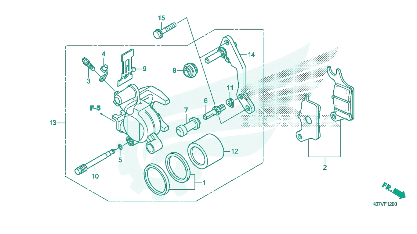 BỘ PHỤ TÙNG F1 CATALOGUE ĐÈN PHA HONDA BLADE 110