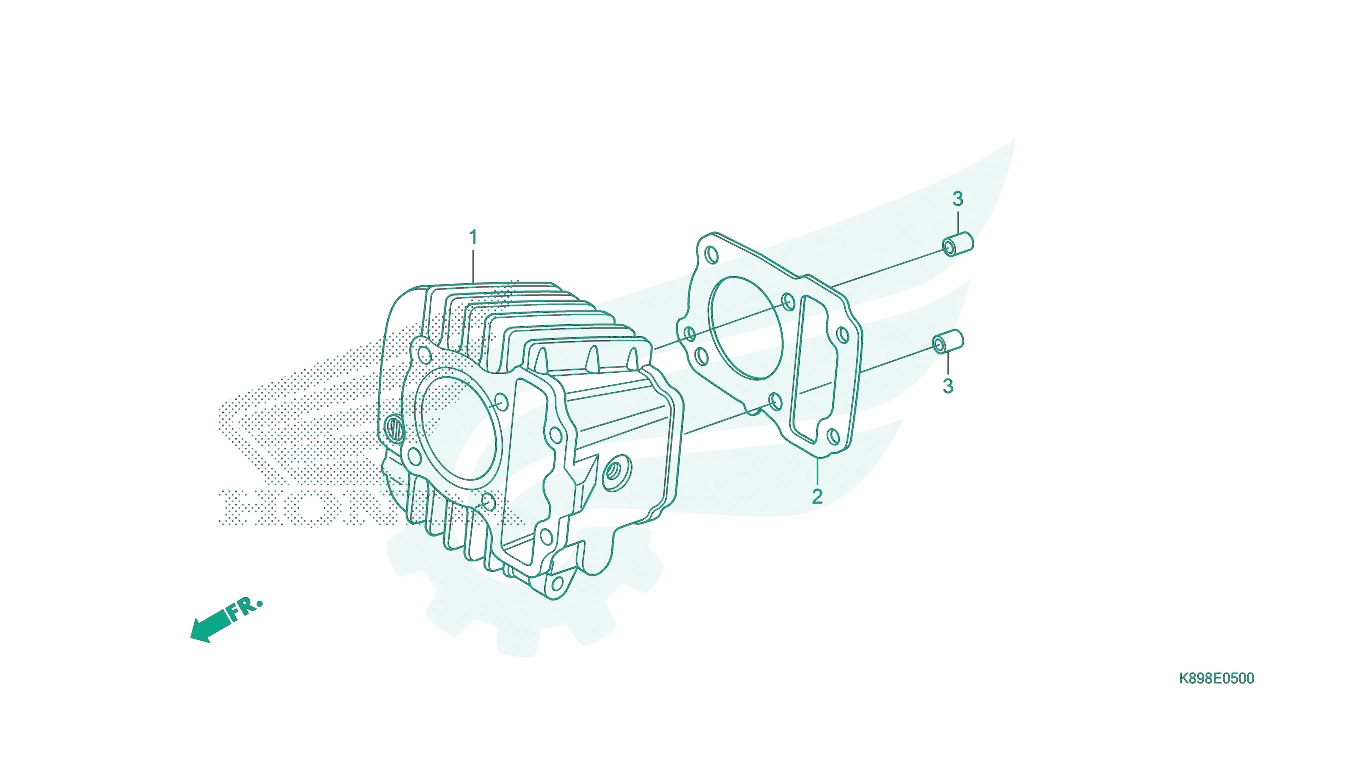 BỘ PHỤ TÙNG E5 CATALOGUE XY LANH HONDA WAVE ALPHA 110