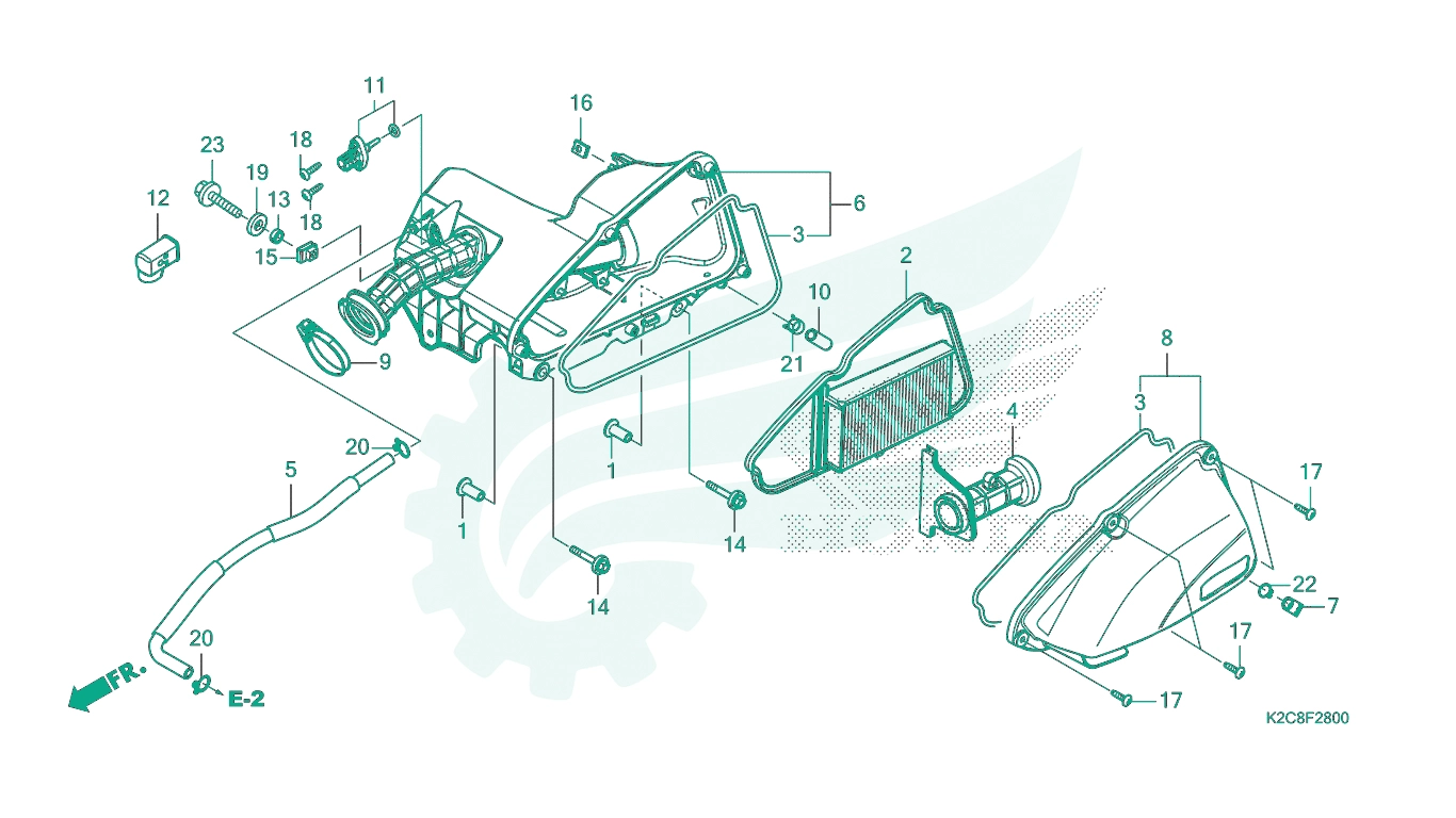 BỘ PHỤ TÙNG F28 CATALOGUE LỌC GIÓ HONDA VISION 110
