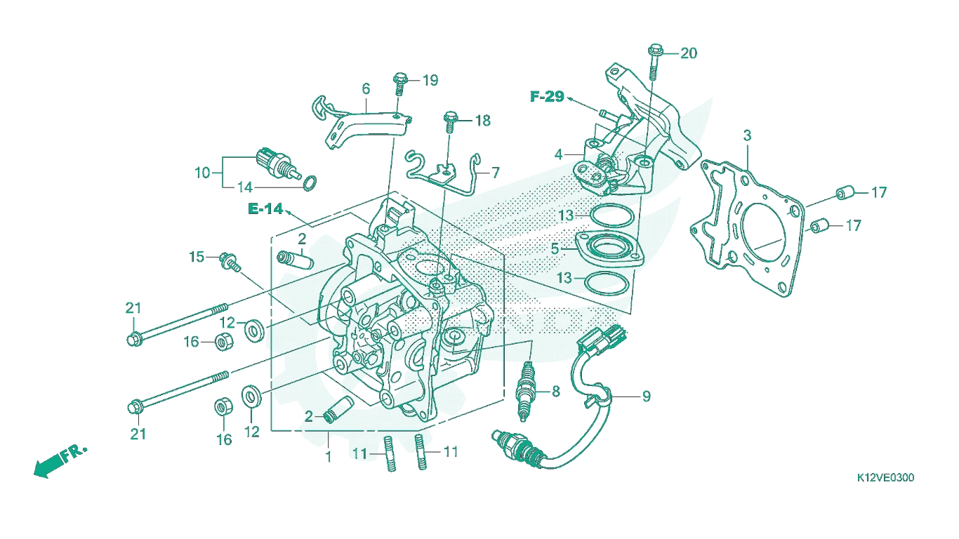 BỘ PHỤ TÙNG E - 3 CATALOGUE ĐẦU QUY LÁT HONDA LEAD 125