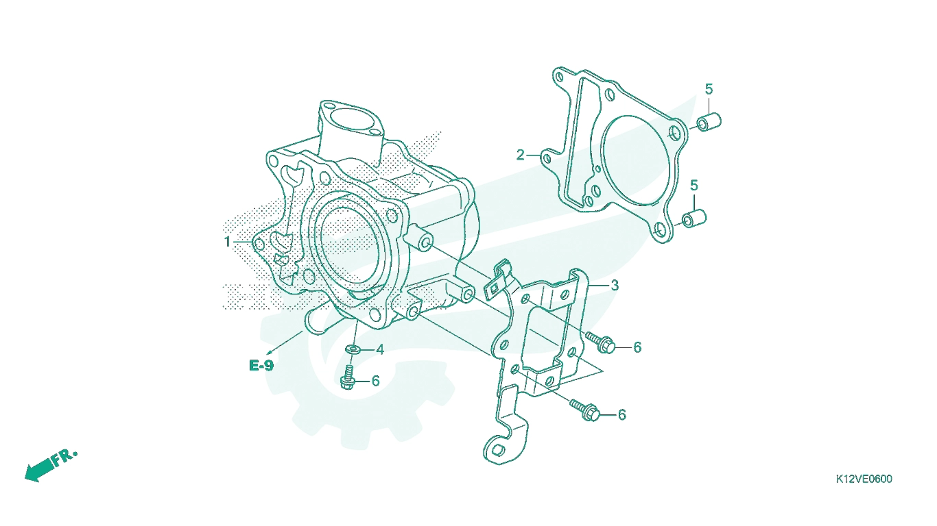 BỘ PHỤ TÙNG E - 6 CATALOGUE XY LANH HONDA LEAD 125