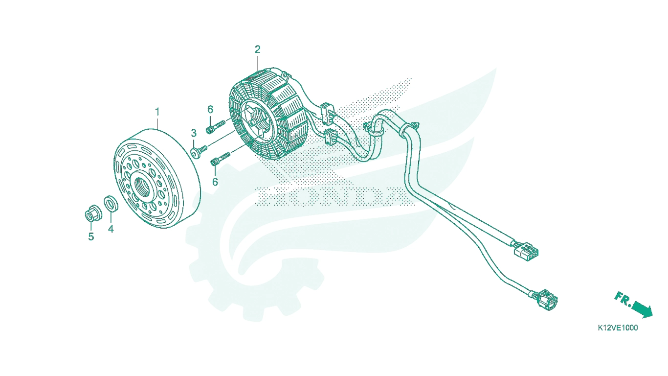 BỘ PHỤ TÙNG E - 10 CATALOGUE ĐỀ A.C.G HONDA LEAD 125