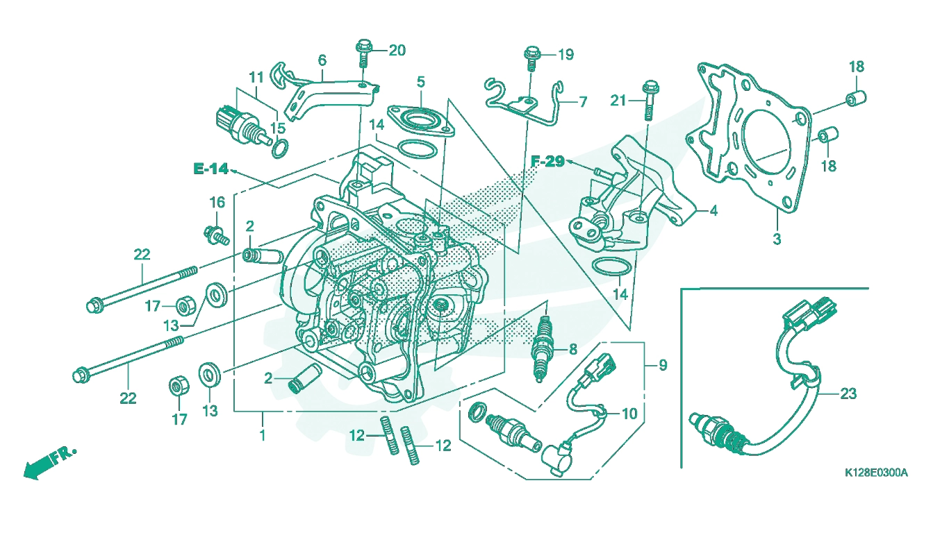 BỘ PHỤ TÙNG E - 3 CATALOGUE ĐẦU QUY LÁT HONDA LEAD 125