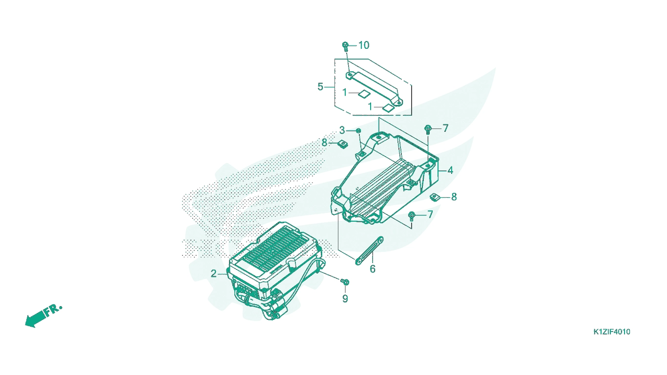 BỘ PHỤ TÙNG F - 40 - 10 CATALOGUE PIN ĐIỆN (BATTERY PACK) HONDA PCX 160 K1Z (2021+)