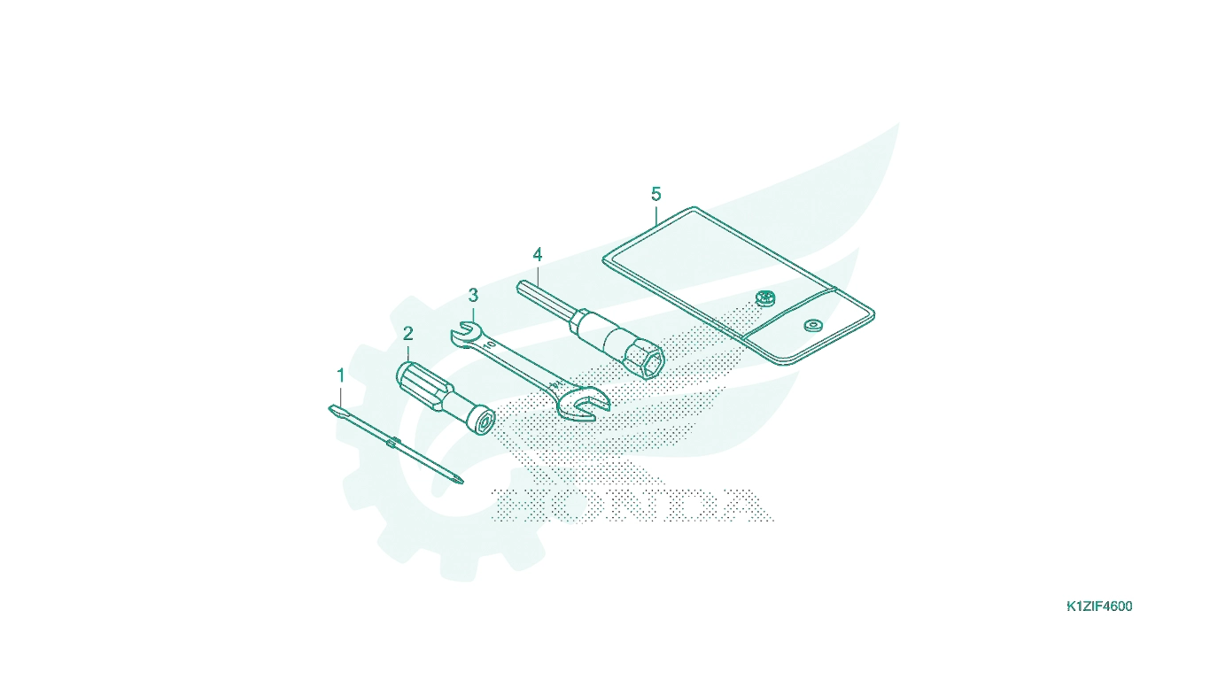 BỘ PHỤ TÙNG F - 46 CATALOGUE DỤNG CỤ HONDA PCX 160 K1Z (2021+)