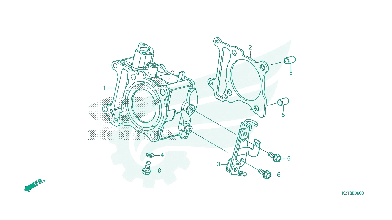 BỘ PHỤ TÙNG E - 6 CATALOGUE XY LANH HONDA LEAD 125 (2022+)