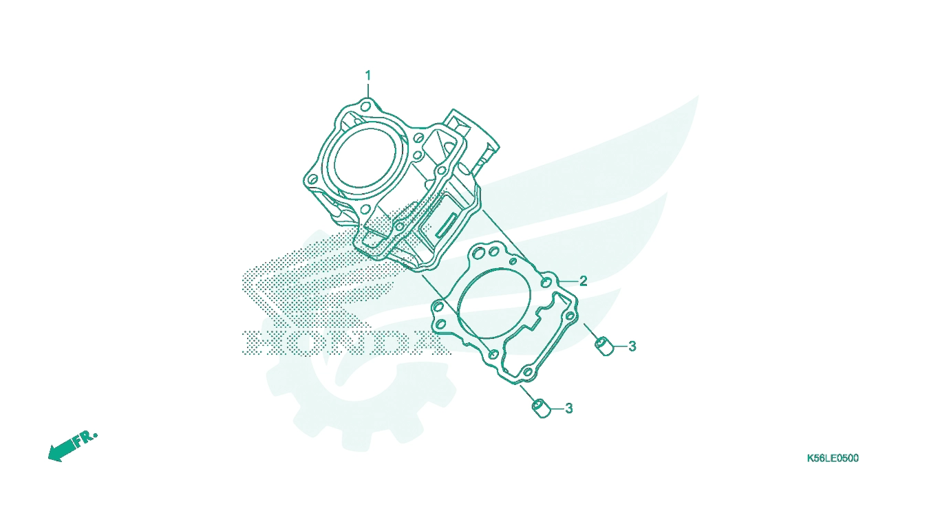 BỘ PHỤ TÙNG E - 5 CATALOGUE XY LANH HONDA CATALOGUE WINNER X (2022+) (K2P)