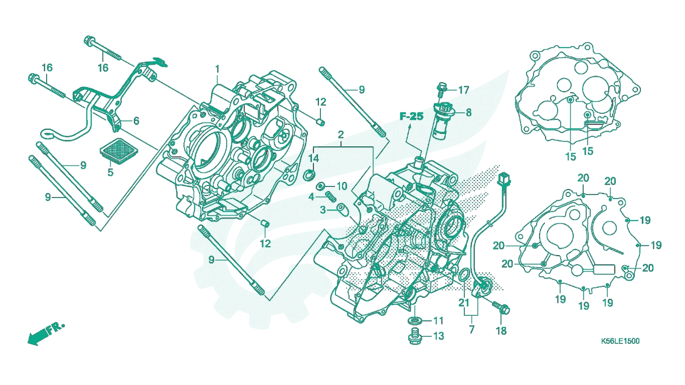 BỘ PHỤ TÙNG E - 15 CATALOGUE CÁCTE MÁY HONDA CATALOGUE WINNER X (2022+) (K2P)