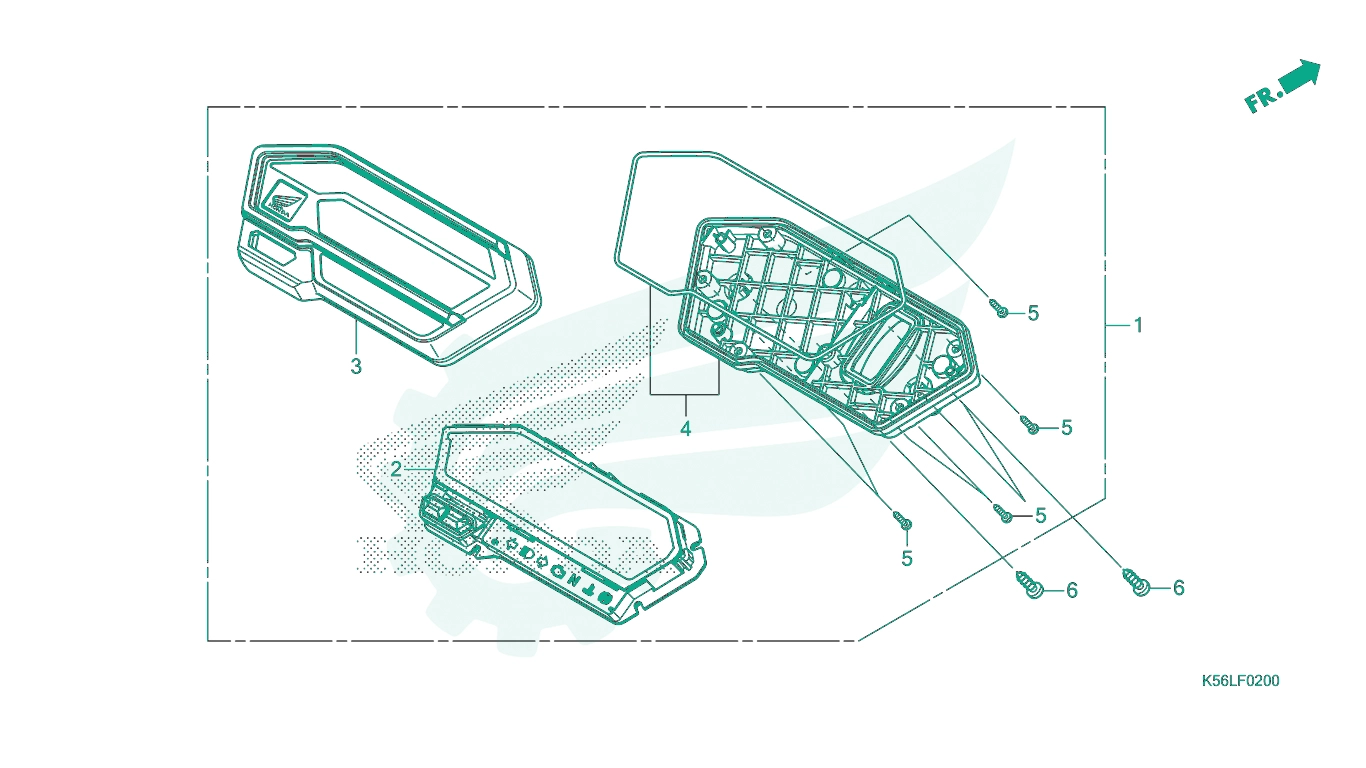 BỘ PHỤ TÙNG F - 2 CATALOGUE ĐỒNG HỒ CONTERMET HONDA CATALOGUE WINNER X (2022+) (K2P)
