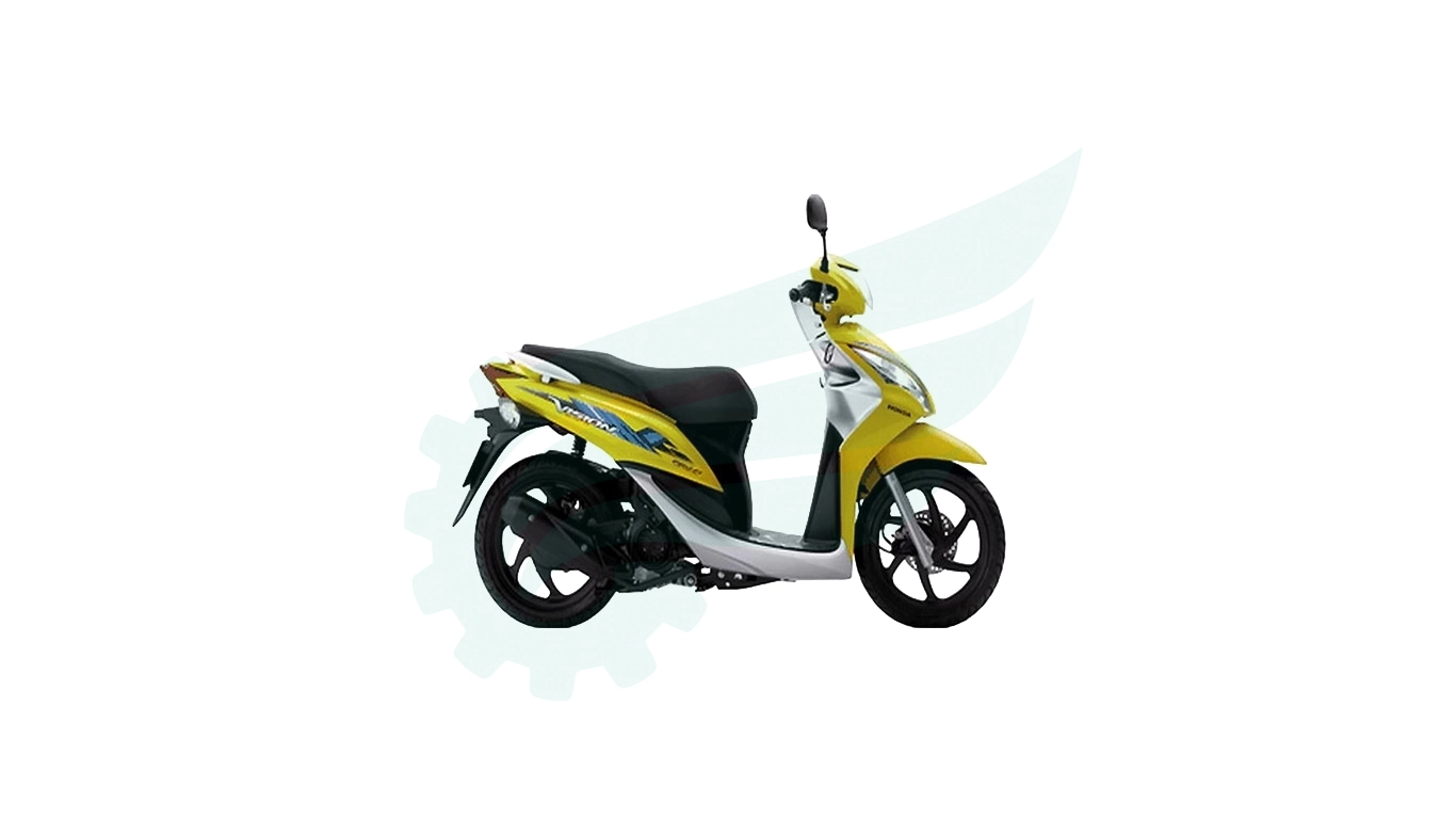 BỘ NHỰA - DÀN VỎ KZLJ VISION FI (PHANH ĐĨA / VÀNH ĐÚC / CBS) MÀU VÀNG Y192 C6 + C7 ( 2011 )