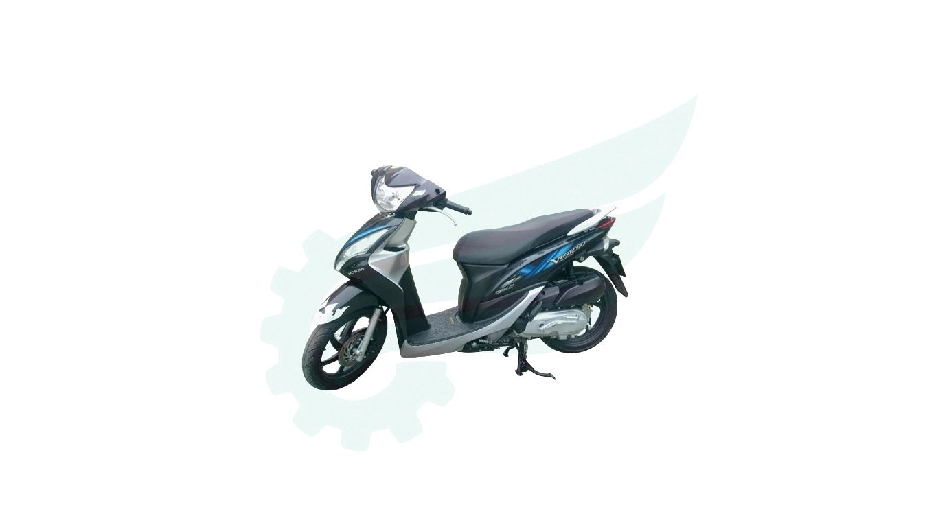 BỘ NHỰA - DÀN VỎ KZLJ VISION FI (PHANH ĐĨA / VÀNH ĐÚC / CBS) MÀU ĐEN A69 C6 + C7 ( 2011 )