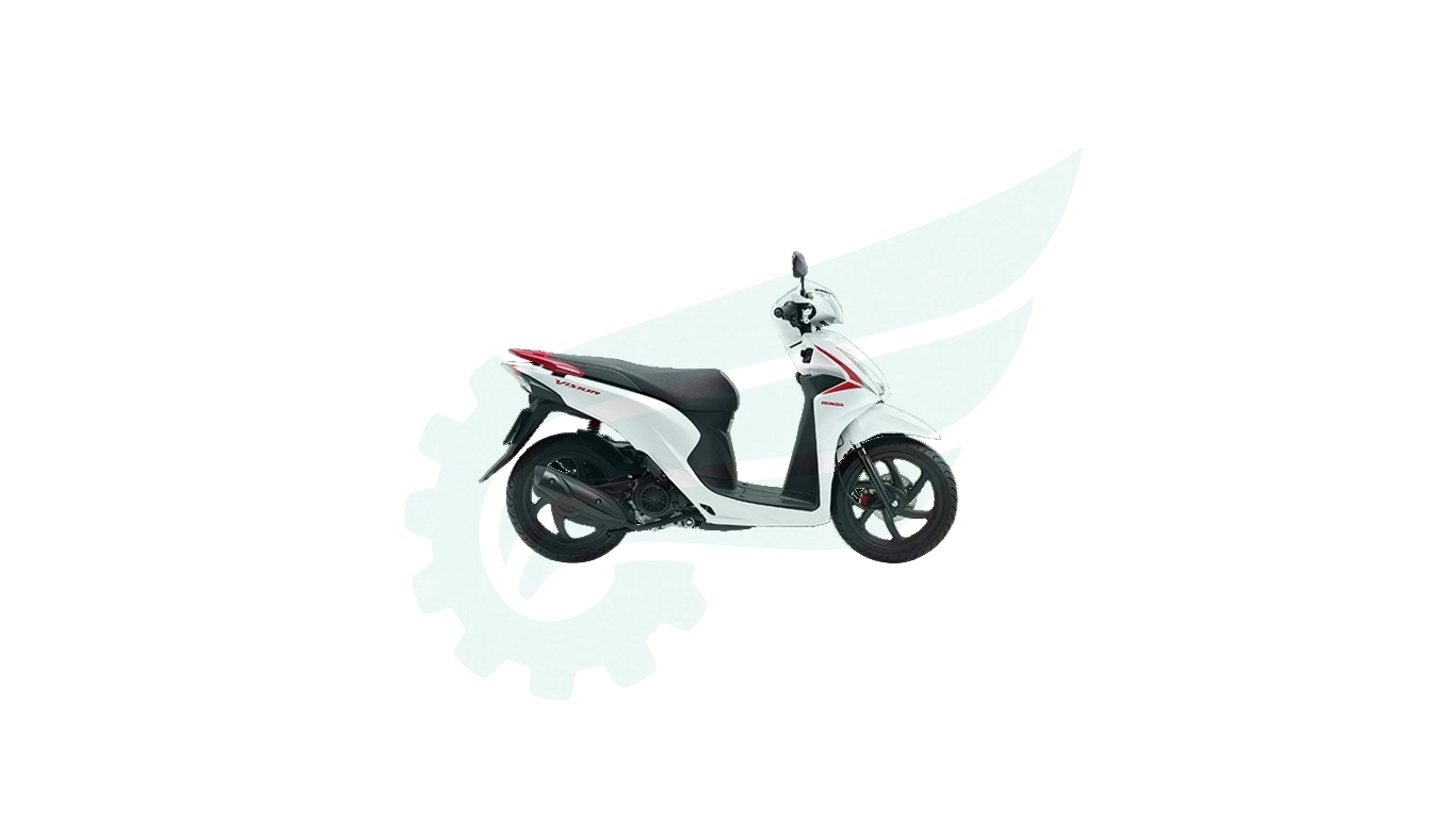 BỘ NHỰA - DÀN VỎ VISION NĂM 2018 MÀU TRĂNG ĐEN BẢN SMARTKEY NH - 35 B7