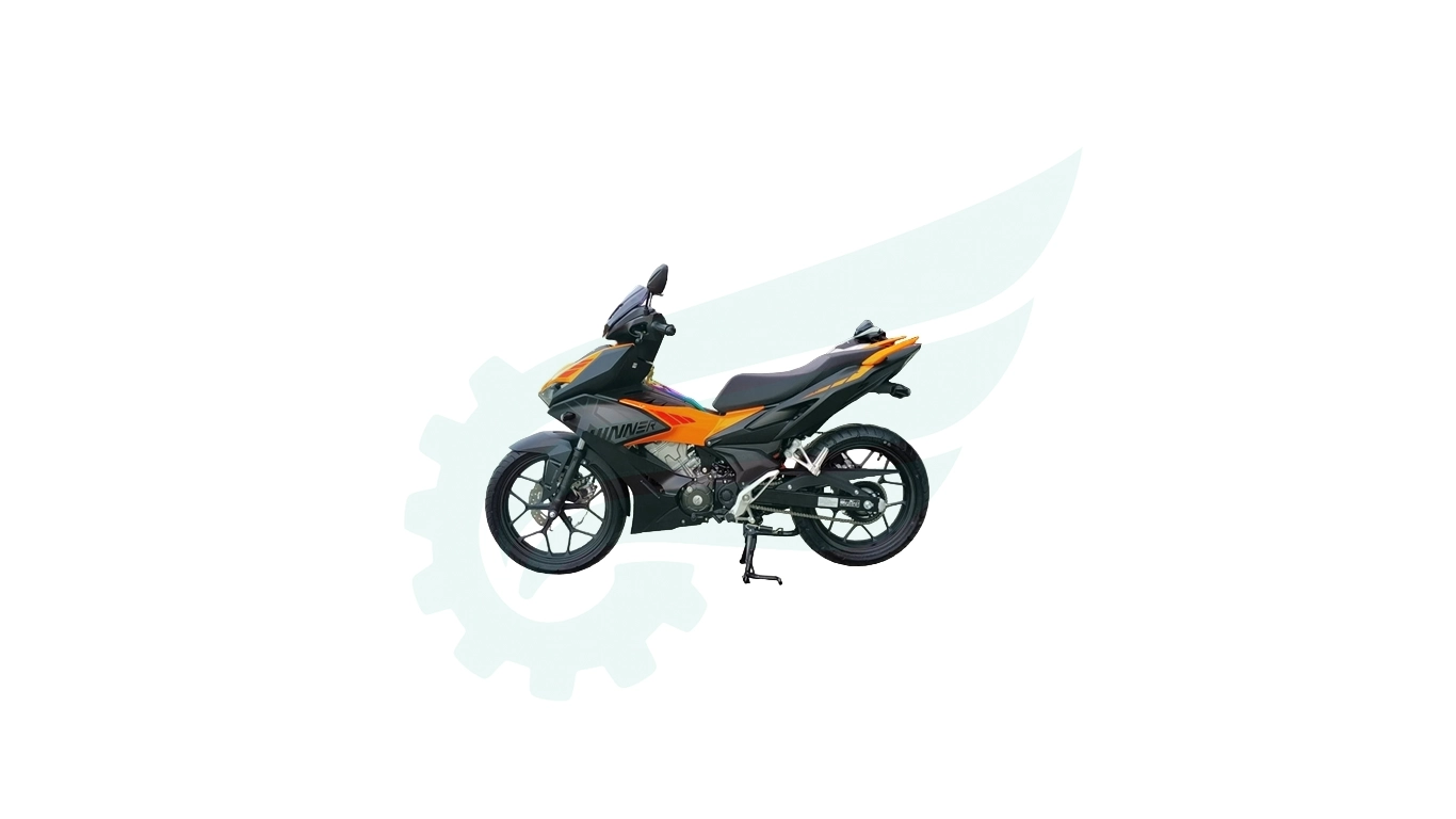 BỘ NHỰA - DÀN VỎ WINNER NĂM 2020 MÀU ĐEN MỜ CAM - NHA76T WI4