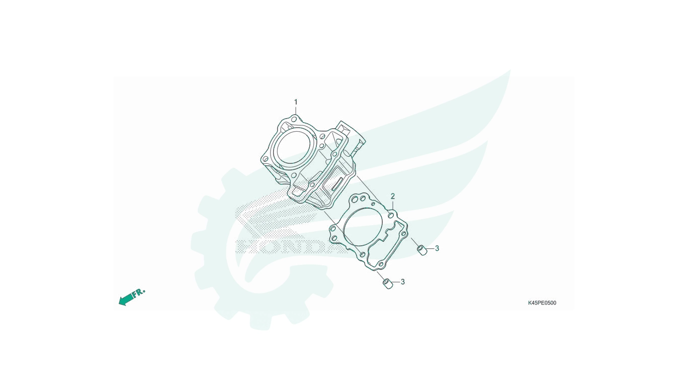 BỘ PHỤ TÙNG E - 5 CATALOGUE XY LANH HONDA CBR150R (2021)