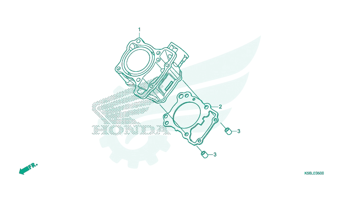 BỘ PHỤ TÙNG E - 5 CATALOGUE XY LANH HONDA WINNER X (07 / 2019+)