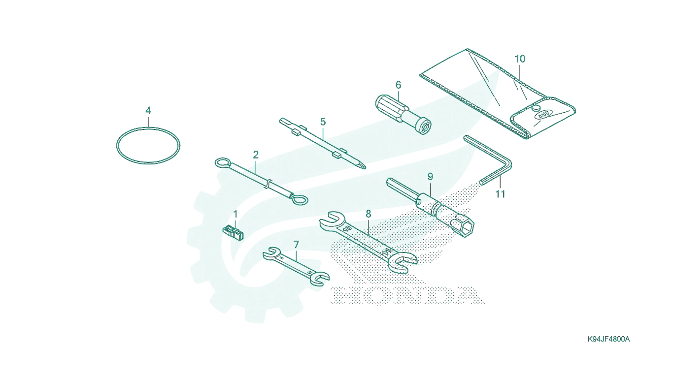 BỘ PHỤ TÙNG F - 48 CATALOGUE DỤNG CỤ HONDA CB150R (2022)