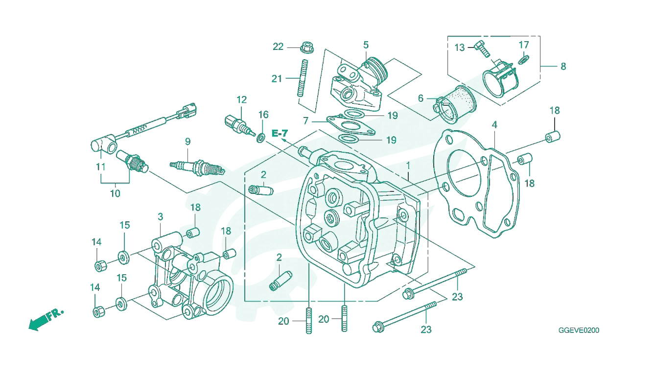 BỘ PHỤ TÙNG E - 2 CATALOGUE ĐẦU QUY LÁT HONDA LEAD 110 (01 / 2009 - 03 / 2013)