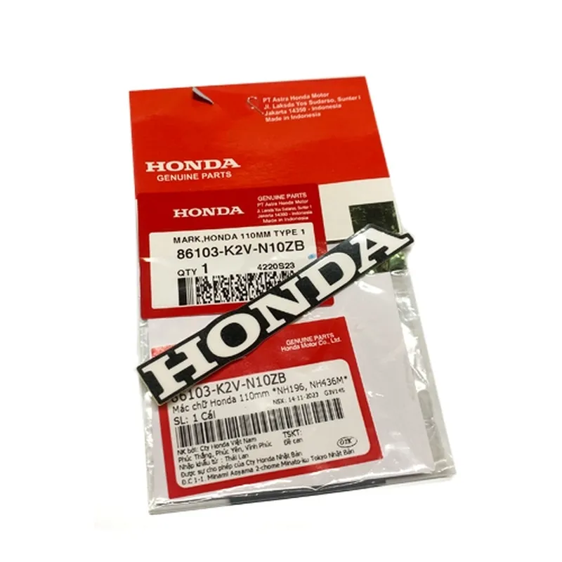 86103K2VN10ZB - Mác Chữ Honda 110Mm *Nh196, Nh436M* Vario 125