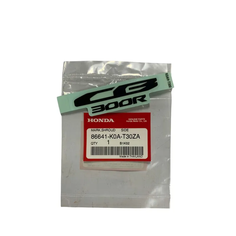 86641K0AT30ZA – Tem Tấm Ốp Bình Xăng Cb300