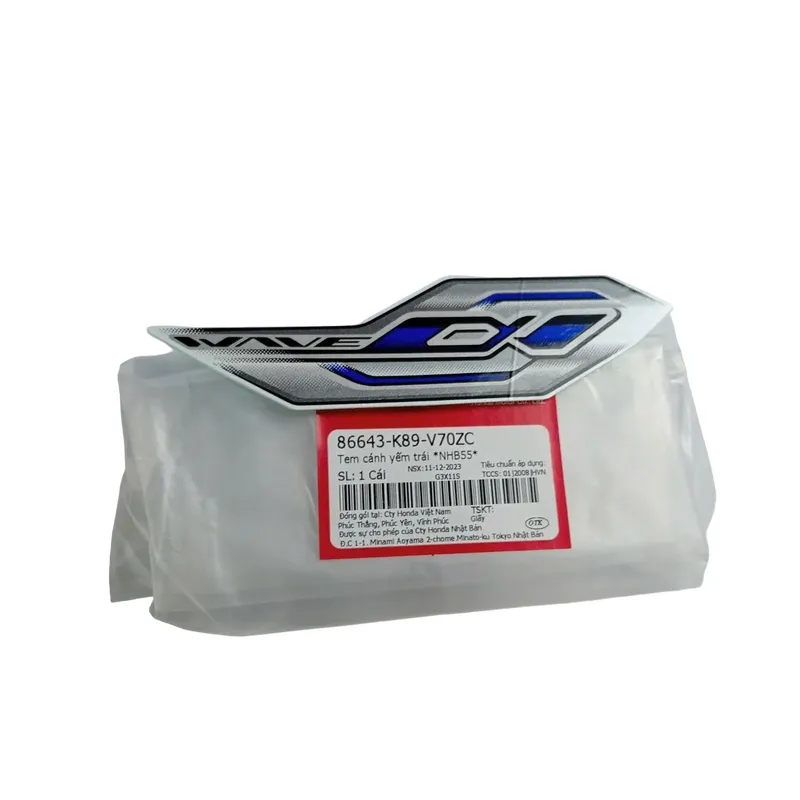 86643K89V70ZC - Tem Cánh Yếm Trái *Nhb55* Wave Alpha 110 ( 2024 )