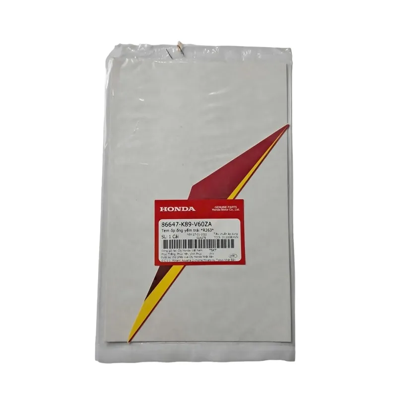 86647K89V60ZA - Tem Ốp Ống Yếm Trái *R263* Wave Alpha 110 ( 2024 )