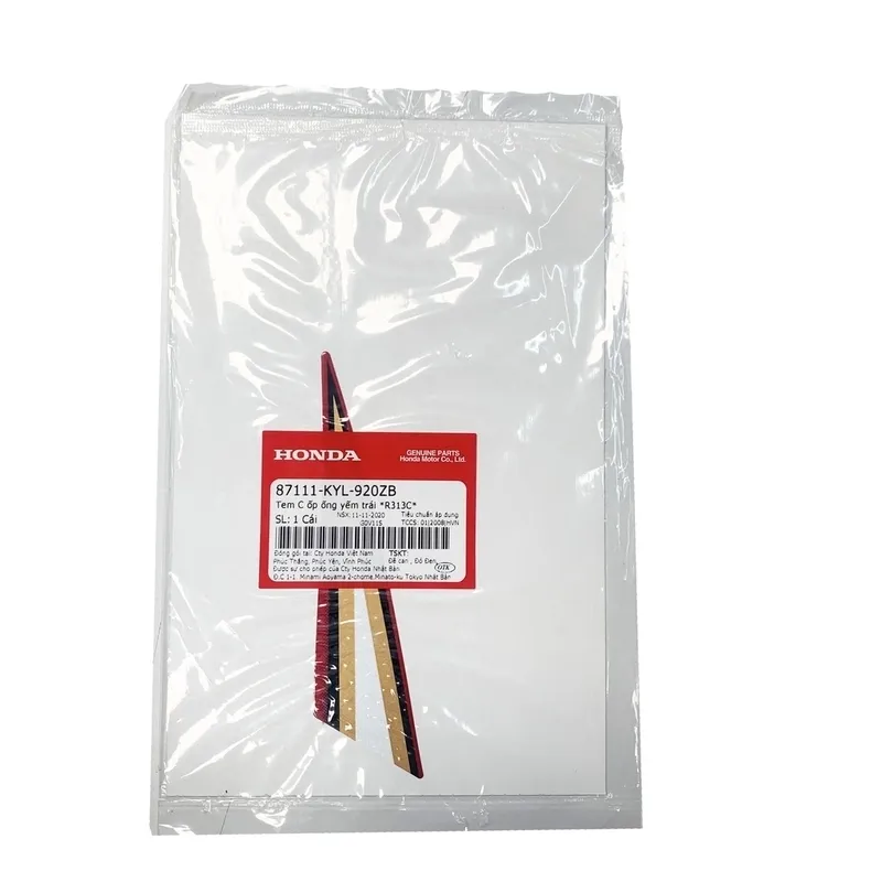 87111KYL920ZB - Tem C Ốp Ống Yếm Trái *R313C* Future