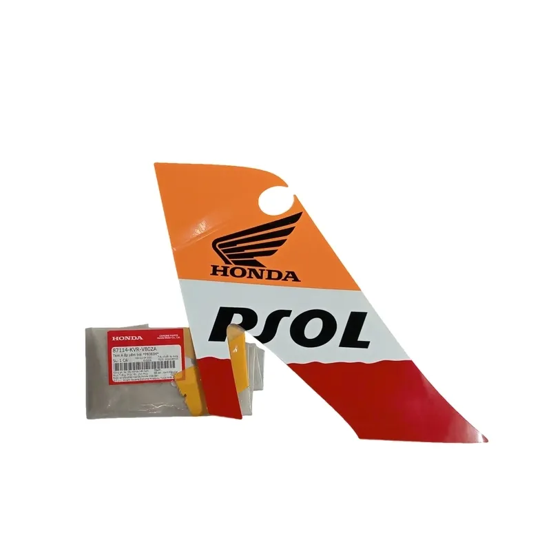 87114KVRV80ZA - Tem A Ốp Yếm Trái *Pb383M* Wave A / Wave A+ / Wave Zx / Wave Rsv / Wave Alpha / Wave Rs / Wave S / Wave 100S Nhập
