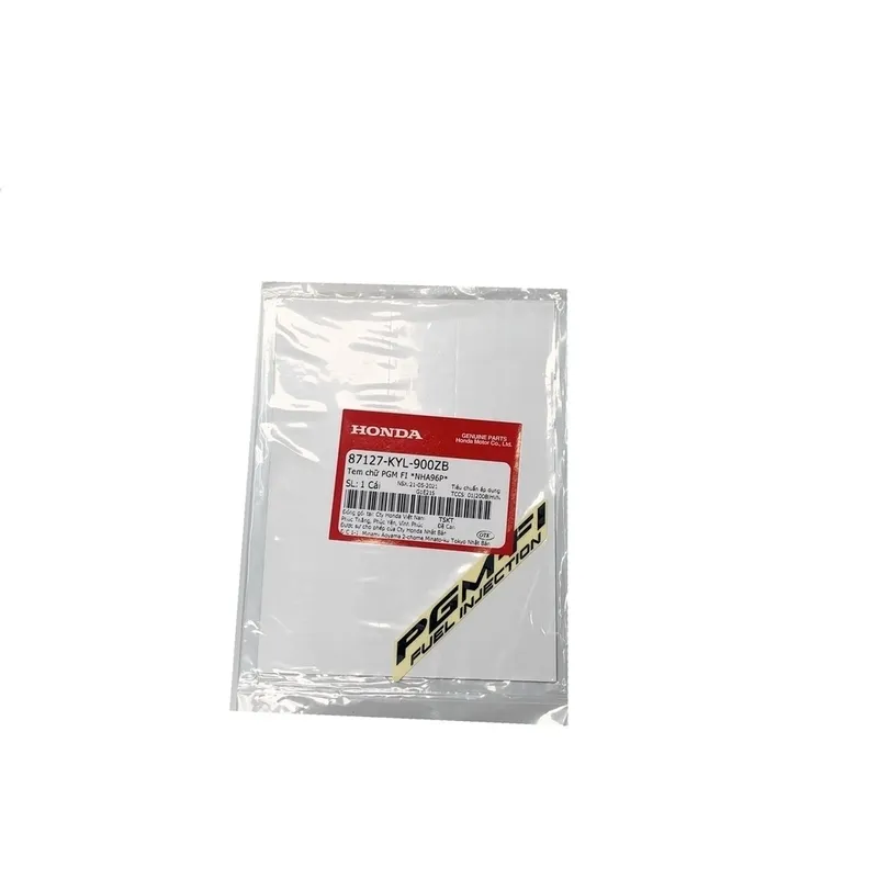 87127-KYL-900ZB | Tem chữ PGM FI *NHA96P*