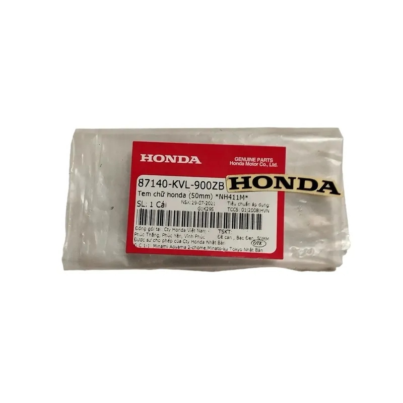 87140KVL900ZB - Tem Chữ Honda ( 50Mm ) *Nh411M* Future Neo 2007