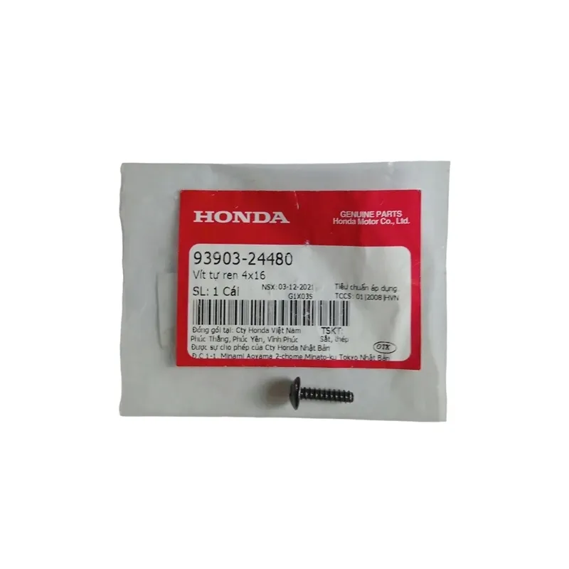 9390324480 – Vít Tự Ren 4X16 Click, Future, Lead, Pcx, Sh, Sh Mode, Wave