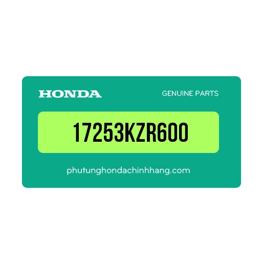 17253KZR600 - Ống Nối Lọc Khí ( Lọc Gió ) Air Blade 125 K27A ( 2012 ) , Air Blade 125 K27G ( 2014 ) , Air Blade 125 ( 12 / 2012 - 11 / 2015 )