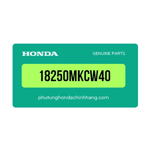 18250-MKC-W40 | Ống xả trái