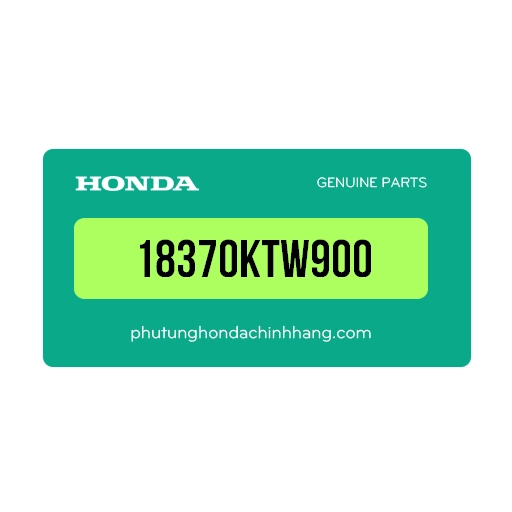 18370KTW900 - Nắp Ống Xả ( Pô ) Sh 300