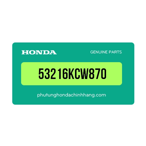 53216KCW870 - Vòng Đệm Phớt ( Phốt ) Chắn Bụ Cổ Lái Lead 110 ( 01 / 2009 - 03 / 2013 )