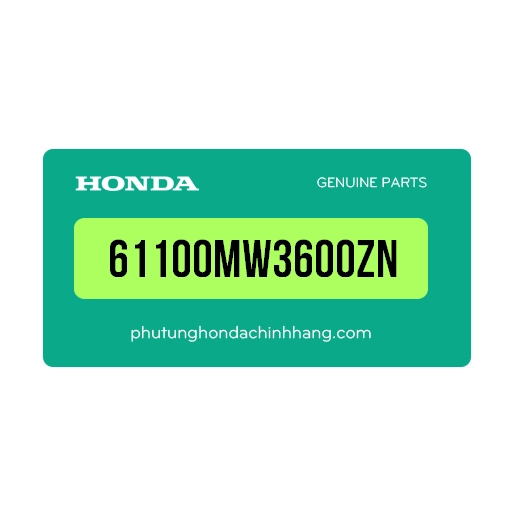 61100MW3600ZN – ( G2 ) Chắn Bùn *R195C* Cb750