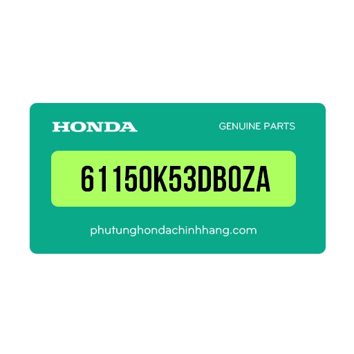 61150-K53-DB0ZA | Bộ chắn bùn trước *NH312*