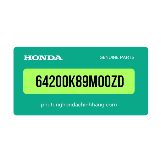 64200-K89-M00ZD | Bộ ốp ống yếm phải *B142*